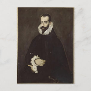 Portrait of Juan Pimentel y Herrera by El Greco Postcard