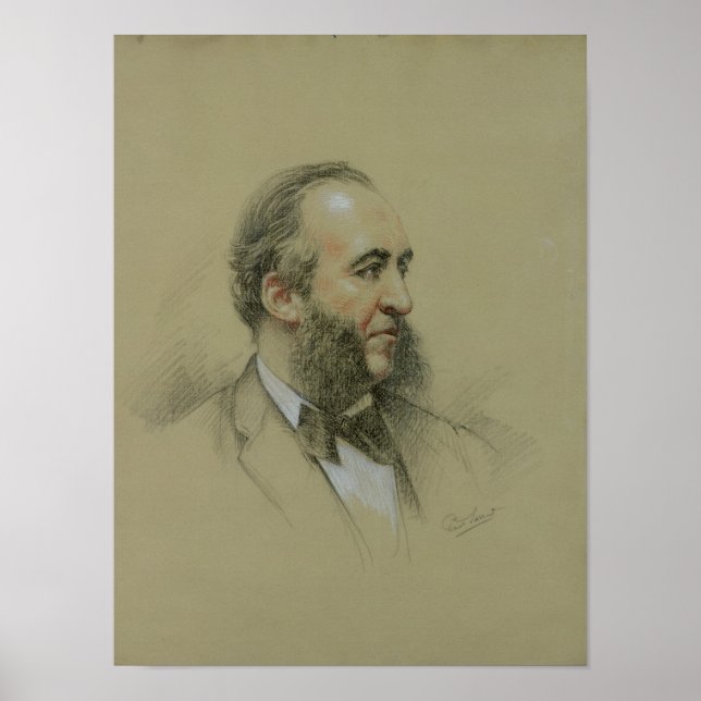 Portrait of Jules Ferry Poster (Front)