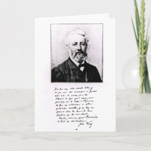 Portrait of Jules Verne Card