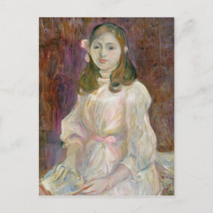 Portrait of Julie Manet Holding a Book, 1889 Postcard