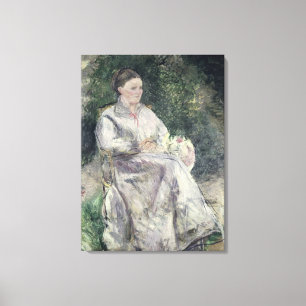 Portrait of Julie Velay, Wife of the Artist Canvas Print