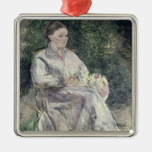Portrait of Julie Velay, Wife of the Artist Metal Tree Decoration