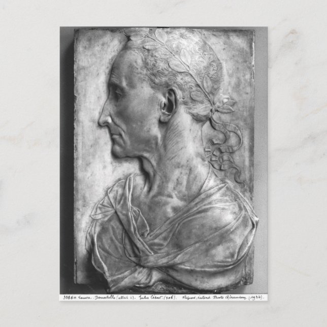 Portrait of Julius Caesar Postcard (Front)