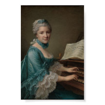 Portrait of Justine Favart Poster