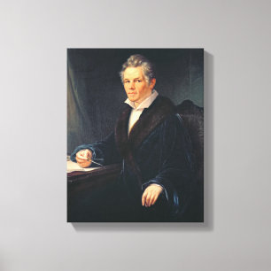 Portrait of Karl Friedrich Schinkel, c.1880 Canvas Print