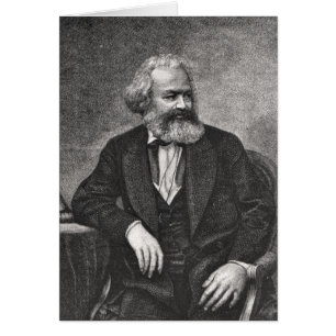 Portrait of Karl Marx  1857