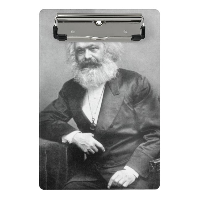 Portrait of Karl Marx Mini Clipboard (Front)