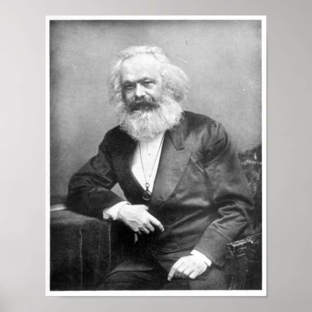 Portrait of Karl Marx Poster (Front)