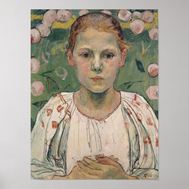 Portrait of Kathe von Bach | In the Garden Poster (Front)