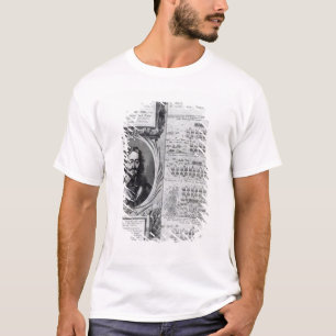 Portrait of King Charles I with diagrams T-Shirt