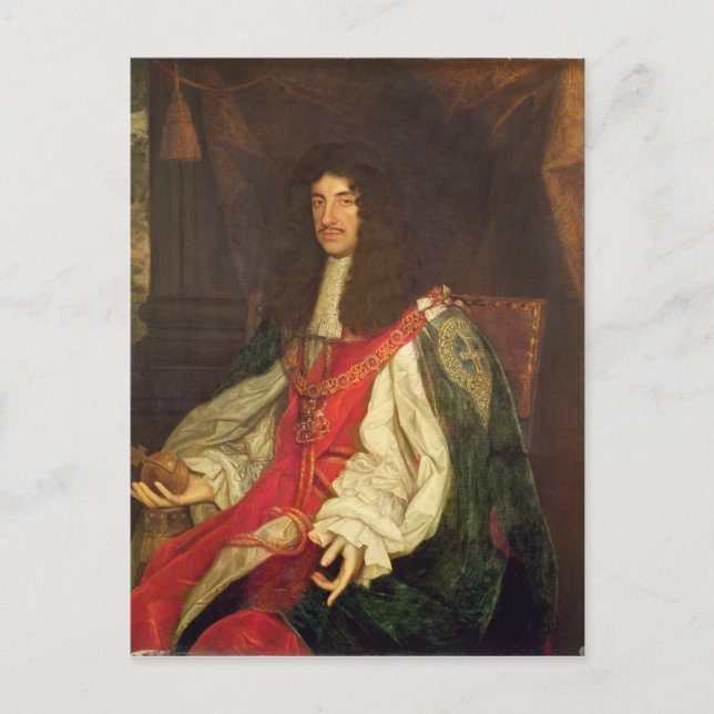 Portrait of King Charles II, c.1660-65 Postcard (Front)