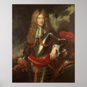 Portrait of King James II, c.1690 Poster