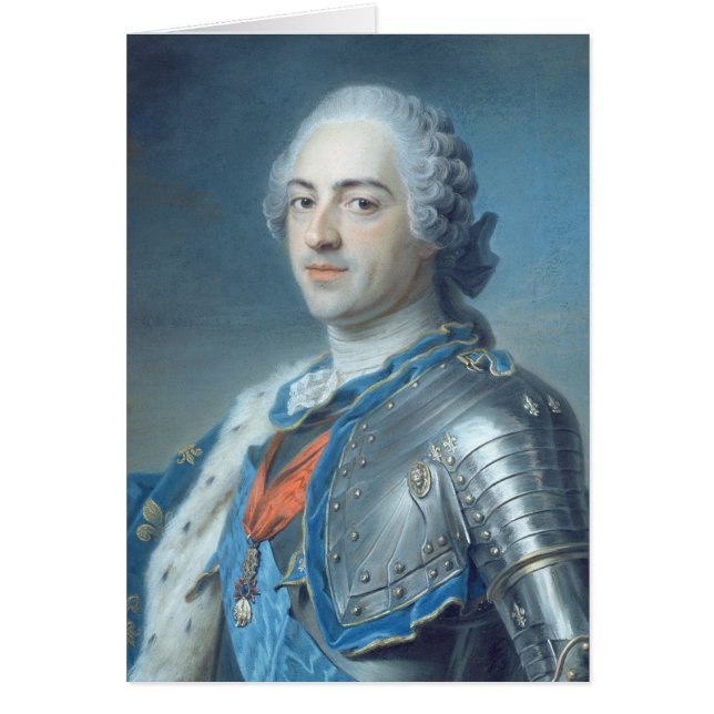Portrait of King Louis XV  1748 (Front)