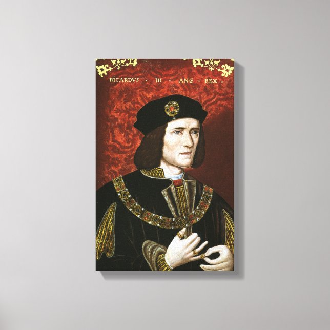 Portrait of King Richard III Canvas Print (Front)
