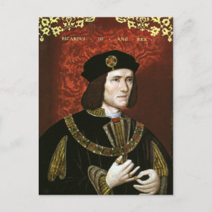 Portrait of King Richard III Postcard