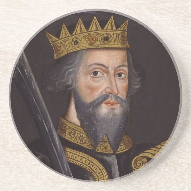 Portrait of King William I The Conqueror Coaster (Front)