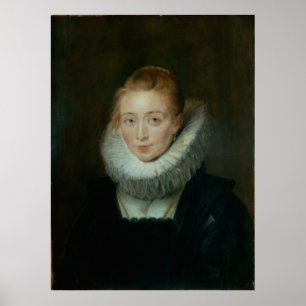Portrait of Lady-in-Waiting to the Infanta Isabell Poster