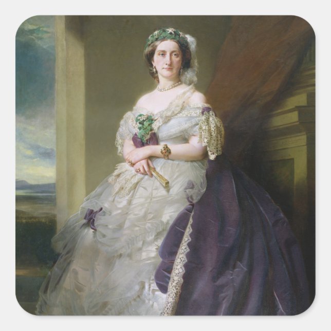 Portrait of Lady Middleton , 1863 Square Sticker (Front)