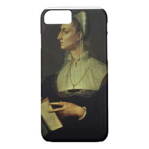 Portrait of Laura Battiferri, c.1555-60 (panel) iPhone 8/7 Case