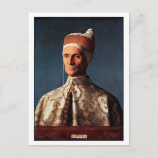 Portrait of Leonardo Loredan by Giovanni Bellini Postcard
