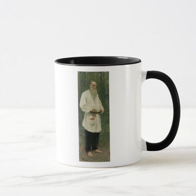 Portrait of Lev Tolstoy  1901 Mug (Right)