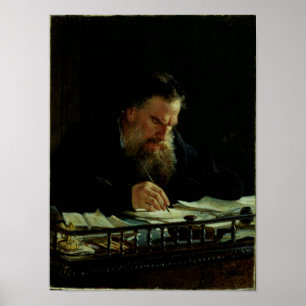 Portrait of Lev Tolstoy Poster