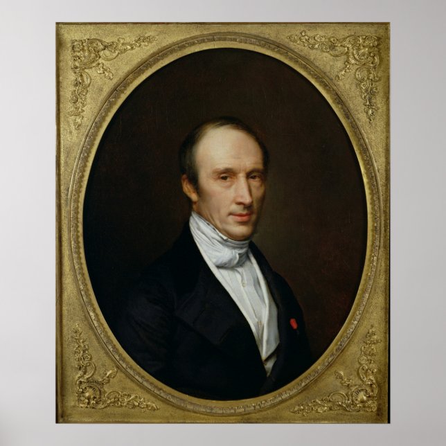 Portrait of Louis Cauchy Poster (Front)