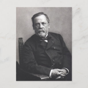 Portrait of Louis Pasteur by Nadar (Date pre-1885) Postcard