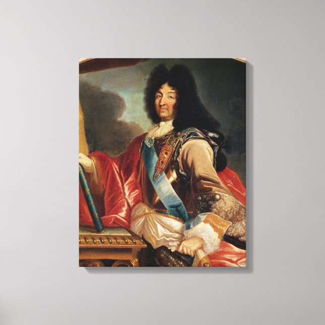 Portrait of Louis XIV Canvas Print (Front)