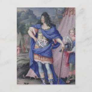 Portrait of Louis XIV King of France Postcard