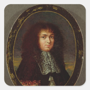 Portrait of Louis XIV Square Sticker