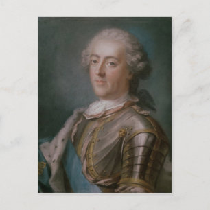 Portrait of Louis XV King of France Postcard