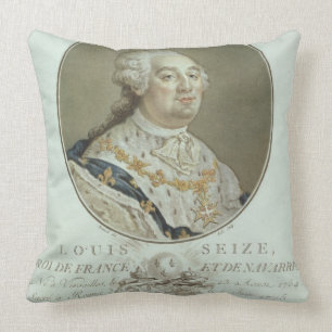 Portrait of Louis XVI (1754-93) from 'Portraits de Cushion