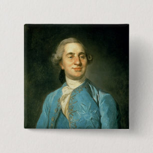 Portrait of Louis XVI  1775 15 Cm Square Badge
