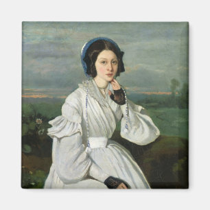 Portrait of Louise Claire Sennegon Magnet