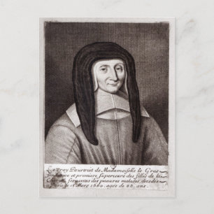 Portrait of Louise de Marillac Postcard