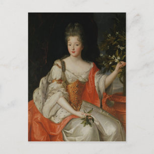 Portrait of Louise-Francoise de Bourbon Postcard
