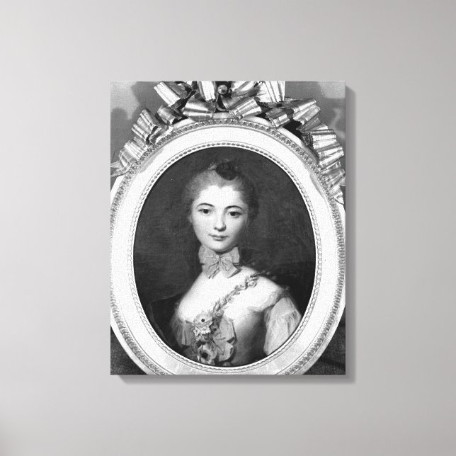 Portrait of Louise Honorine Crozat du Chatel Canvas Print (Front)