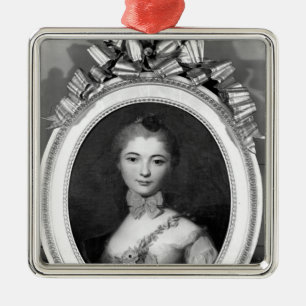 Portrait of Louise Honorine Crozat du Chatel Metal Tree Decoration