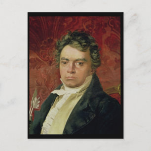 Portrait of Ludwig Van Beethoven Postcard