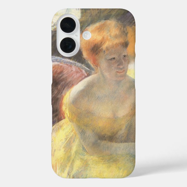 Portrait of Lydia at the Opera by Mary Cassatt Case-Mate iPhone Case (Back)