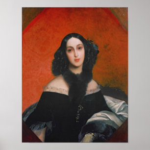 Portrait of M.A. Bek, 1840 Poster