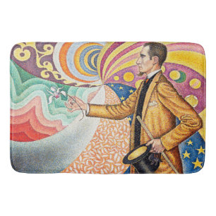 Portrait of M. Félix Fénéon in 1890 by Paul Signac Bath Mat