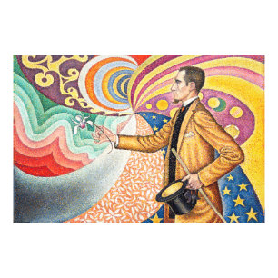 Portrait of M. Félix Fénéon in 1890 by Paul Signac Photo Print