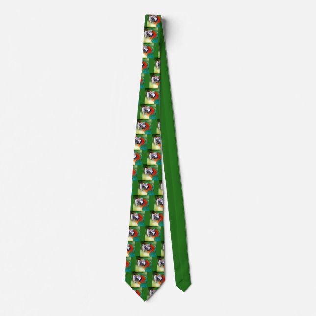Portrait of Macaw Tie (Front)