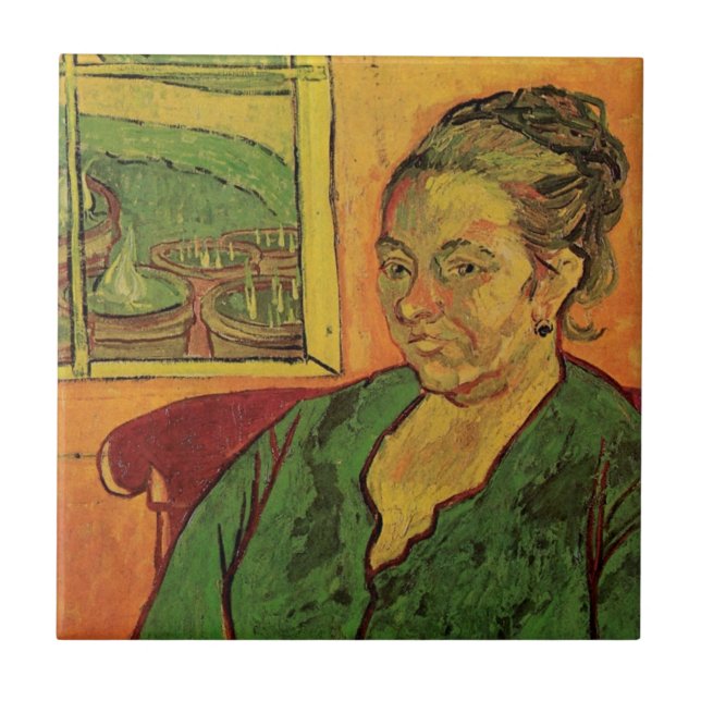 Portrait of Madame Augustine Roulin | 1888 Tile (Front)