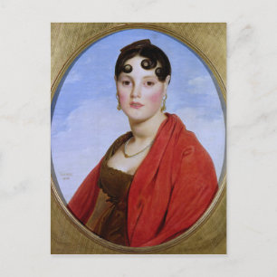 Portrait of Madame Aymon, or La Belle Zelie Postcard
