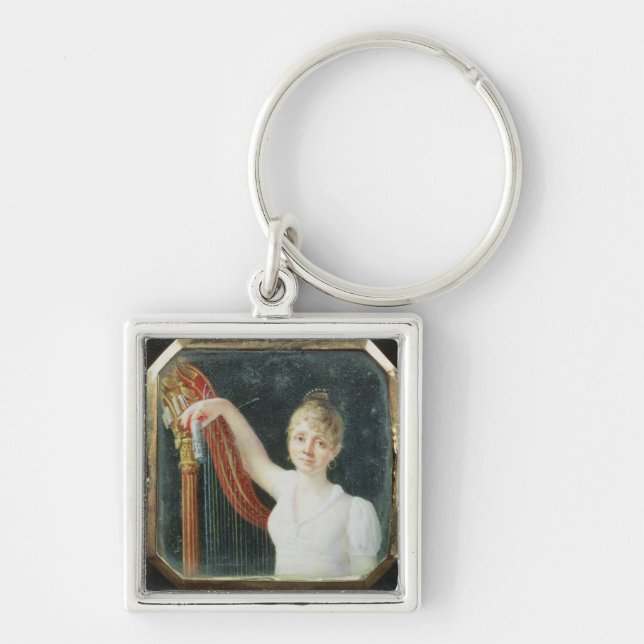 Portrait of Madame Beaumont Key Ring (Front)