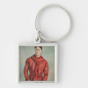 Portrait of Madame Cezanne Key Ring