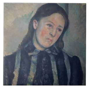 Portrait of Madame Cezanne with Loosened Hair, 189 Tile